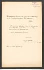 k.k. naturhistorisches Hofmuseum, Intendanzakten 1885-1896 (Hauer), Aktenzahl Z.579/1889, Seite 1